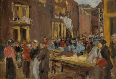 Judengasse in Amsterdam von Max Liebermann